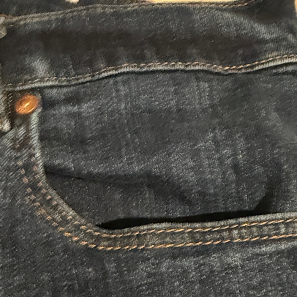LOFT Women's Dark Indigo Modern Straight Jeans - Picture 4 of 7